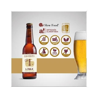 Cerveza Gallega Artesana Menduiña " Loira " - Imagen 2