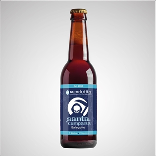 Cerveza Gallega Artesana Menduiña " Santa Compaña" Barleywine - Imagen 1
